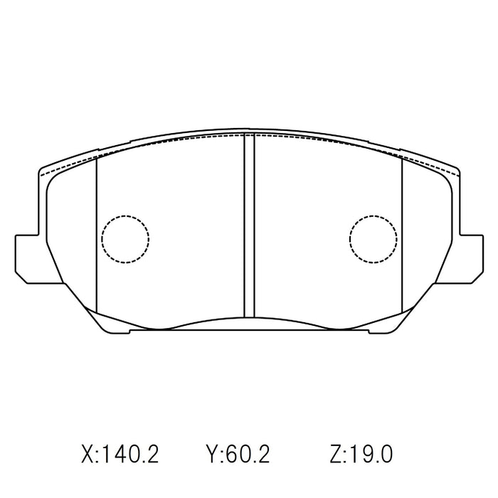 WinmaX W1 Front Brake Pads Hyundai I30N / Kona N