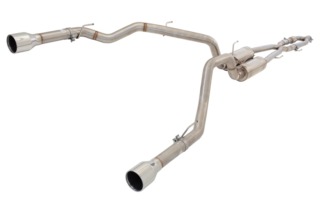 XForce Dual 2.5" To  Dual 3" Stainless Steel Cat Back Exhaust System Dodge Ram 1500 2016+